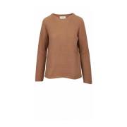 Bruine wollen trui met lange mouwen Max Mara , Brown , Dames