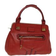 Pre-owned Leather handbags Chloé Pre-owned , Red , Dames