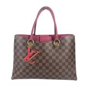 Pre-owned Fabric handbags Louis Vuitton Vintage , Brown , Dames