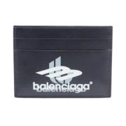 Pre-owned Leather wallets Balenciaga Vintage , Black , Dames