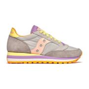 Jazz Triple Sneaker Grijs/Persik Saucony , Gray , Dames