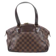 Pre-owned Leather handbags Louis Vuitton Vintage , Brown , Dames