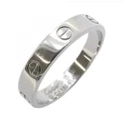 Pre-owned White Gold rings Cartier Vintage , Gray , Heren