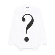 Wit Overhemd voor Mannen Moschino , White , Dames