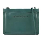 Pre-owned Leather balenciaga-bags Balenciaga Vintage , Green , Dames