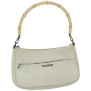 Pre-owned Leather gucci-bags Gucci Vintage , White , Dames