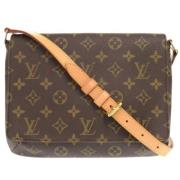 Pre-owned Fabric louis-vuitton-bags Louis Vuitton Vintage , Brown , Da...