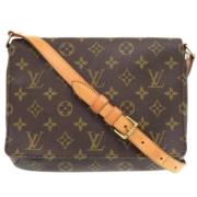 Pre-owned Fabric louis-vuitton-bags Louis Vuitton Vintage , Brown , Da...