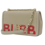 Pre-owned Canvas shoulder-bags Burberry Vintage , Beige , Dames