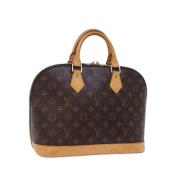 Pre-owned Canvas louis-vuitton-bags Louis Vuitton Vintage , Brown , Da...