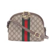 Pre-owned Leather gucci-bags Gucci Vintage , Beige , Dames