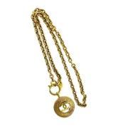 Pre-owned Metal chanel-jewelry Chanel Vintage , Yellow , Dames