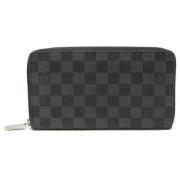 Pre-owned Fabric wallets Louis Vuitton Vintage , Black , Heren