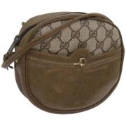 Pre-owned Leather gucci-bags Gucci Vintage , Beige , Dames