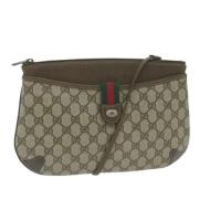 Pre-owned Leather gucci-bags Gucci Vintage , Beige , Dames