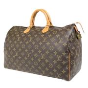 Pre-owned Canvas louis-vuitton-bags Louis Vuitton Vintage , Brown , Da...