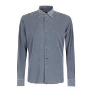 Technisch Gewassen Piqué Shirt RRD , Blue , Heren