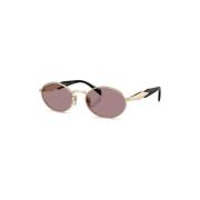 PR 65Zs Zvn20I Sunglasses Prada , Yellow , Dames