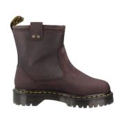 Enkellaarzen met Uniek Ontwerp Dr. Martens , Brown , Dames