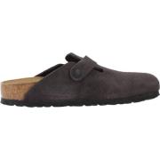 Stijlvolle Mules Boston Model Birkenstock , Gray , Dames