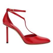 Hoge Hak Lysandra Pumps Salvatore Ferragamo , Red , Dames