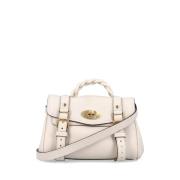 Gevlochten Handvat Crossbody Tas in Beige Mulberry , Beige , Dames