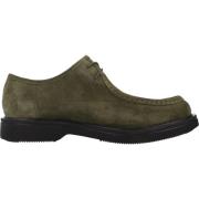 Stijlvolle Veterschoenen Norman Model Camper , Green , Heren