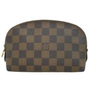 Pre-owned Fabric pouches Louis Vuitton Vintage , Brown , Dames