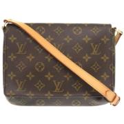 Pre-owned Fabric louis-vuitton-bags Louis Vuitton Vintage , Brown , Da...