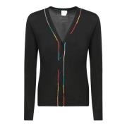 Zwarte Cardigan Sweater Aw24 PS By Paul Smith , Black , Dames