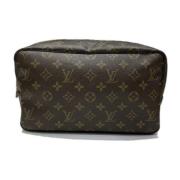 Pre-owned Canvas clutches Louis Vuitton Vintage , Brown , Dames