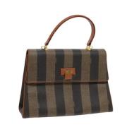 Pre-owned Canvas fendi-bags Fendi Vintage , Brown , Dames