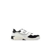 Sportschoenen met logo Emporio Armani EA7 , White , Heren