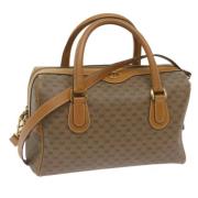 Pre-owned Canvas gucci-bags Gucci Vintage , Beige , Dames