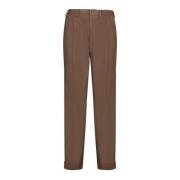 Bruine broek voor mannen Aw24 Dell'oglio , Brown , Heren