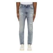 Slim Drake Jeans Department Five , Blue , Heren