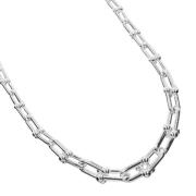 Pre-owned Metal necklaces Tiffany & Co. Pre-owned , Gray , Dames