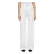 Ruimvallende Baggy Broek Department Five , White , Dames