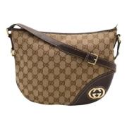 Pre-owned Canvas gucci-bags Gucci Vintage , Brown , Dames