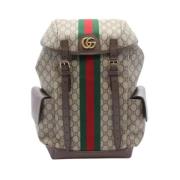 Pre-owned Leather gucci-bags Gucci Vintage , Beige , Dames