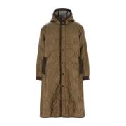 Khaki Gewatteerde Jas voor Mannen Woolrich , Green , Heren