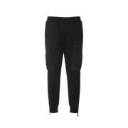 Monochrome Cargo Broek, Casual en Ruim Dsquared2 , Black , Heren