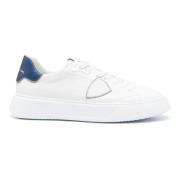 Blauwe Contrast Sneaker met Memory Foam Philippe Model , White , Heren