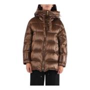 The Cube Gewatteerde Pufferjas Max Mara , Brown , Dames