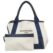 Pre-owned Canvas balenciaga-bags Balenciaga Vintage , White , Dames