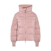 Roze donsjack met hoge kraag Moorer , Pink , Dames