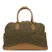 Pre-owned Canvas gucci-bags Gucci Vintage , Green , Dames