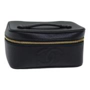 Pre-owned Leather chanel-bags Chanel Vintage , Black , Dames