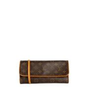 Pre-owned Suede louis-vuitton-bags Louis Vuitton Vintage , Brown , Dam...