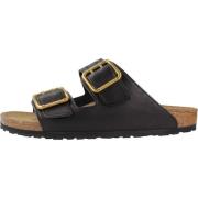 Sliders Birkenstock , Black , Heren